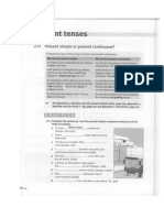 Exercises -Pres Simple vs Pres Cont Interm