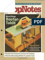 Crafts - Woodworking - Magazine - (Ebook) - Shopnotes #45 - Bench Top Router Table