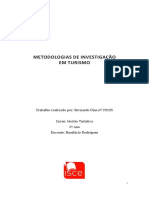 Trabalho Final Metodologias de Investigação em Turismo