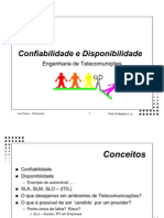 confiabilidade e disponibilidade