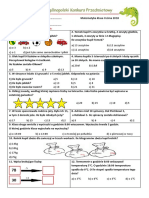 Matematyka Klasa II Zima 2018