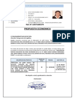 Propuesta Economica Carlos Duran-Ing Delia