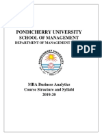 Dms-Mba Data Analytics-Syllabus