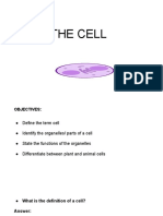 Biology - THE CELL