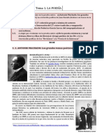 1.1. Temas de La Poesía de Antonio Machado.