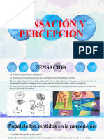 Sensación y percepción: umbrales y tipos de sensaciones