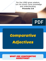 Learn how to form comparative adjectives