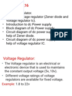 Types of Voltage Regulator and DC Power Supply Notes