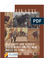 Jallikattu: Caste and Gender Discrimination