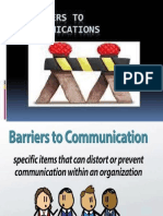 Barriers of Comm
