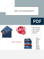 Clothes Advertisement