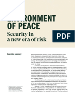 Environment of Peace Security in A New Era of Risk Executive Summary