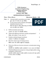 Hours T: I) Ii) FR - A) Costirg. B) C) Estimate. D) Systems