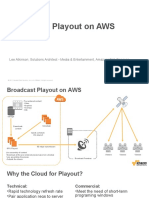 Broadcast Playout On AWS: Lee Atkinson, Solutions Architect - Media & Entertainment, Amazon Web Services