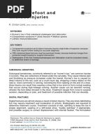 Acute Forefoot and Midfoot Injuries