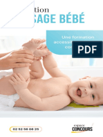 Brochure Formation Massage Bebe