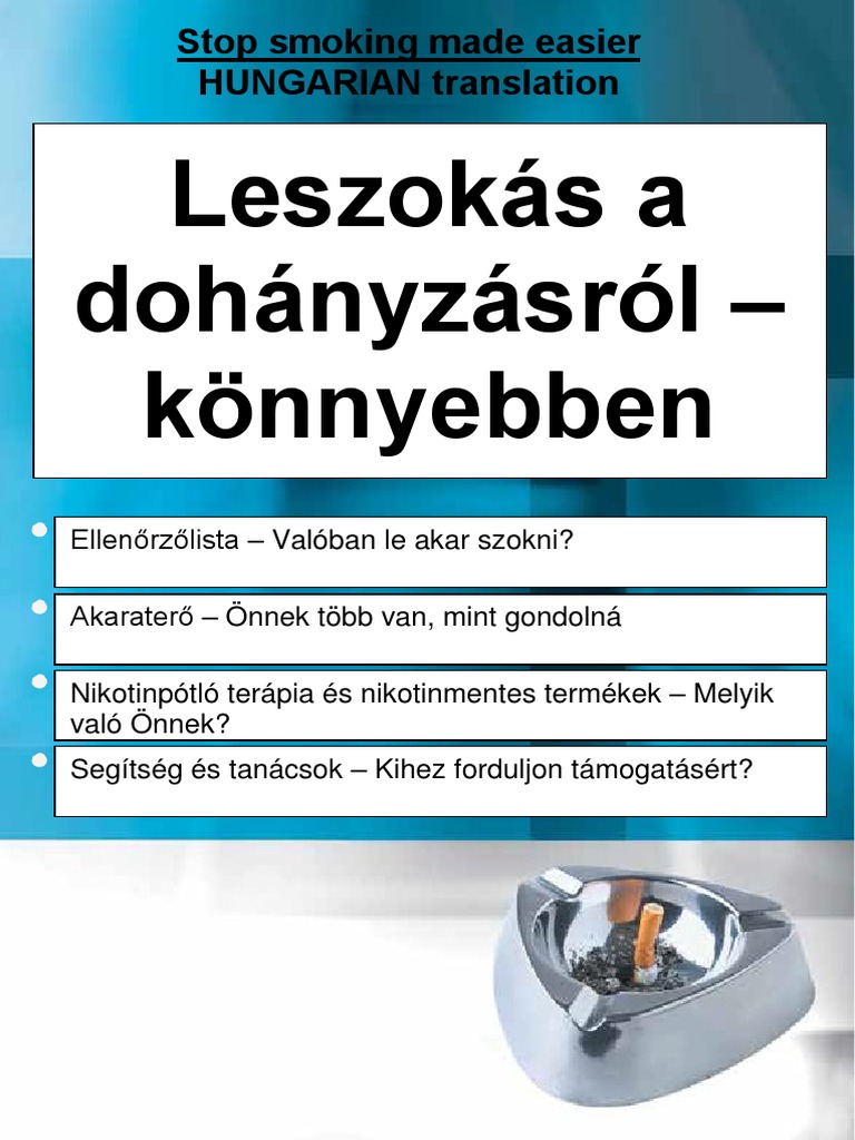 Stopping Smoking Made Easier Hungarian FINAL PDF