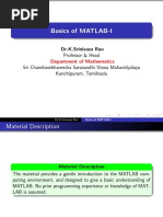 Matlab I