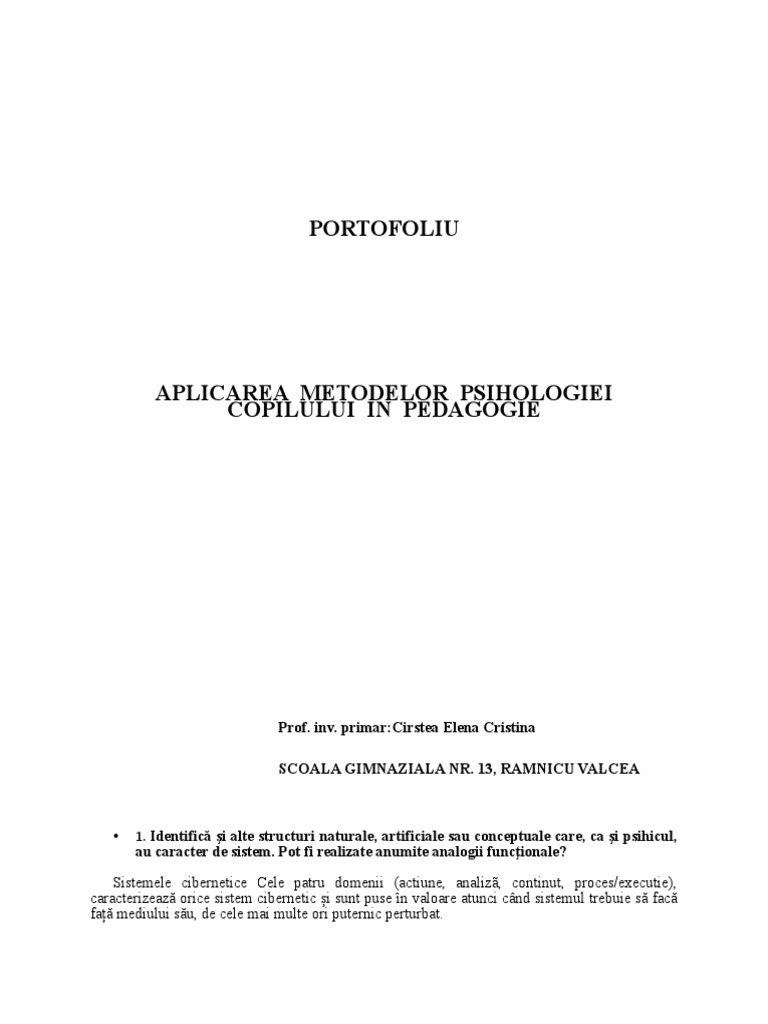 Portofoliu | PDF