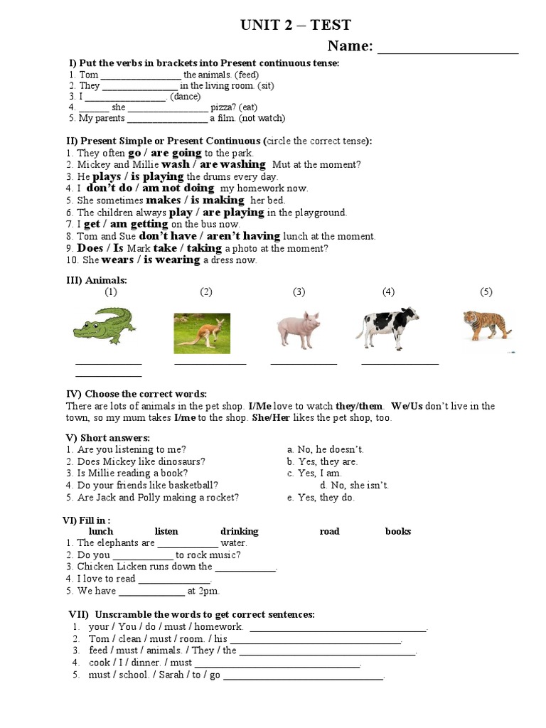 Project 2 Unit 2 Test | PDF