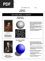 Dalton's Solid Sphere Model Overview | PDF