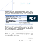 Carta de Presupuesto Honorarios Profesionales Como Abogado