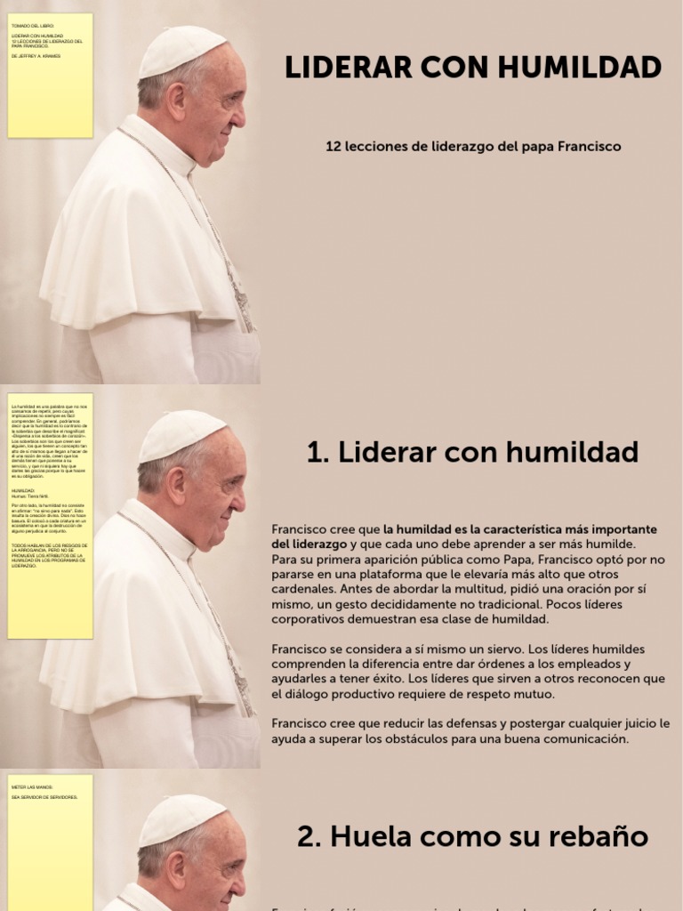 Liderandoconhumildad 160122230645 | PDF | Papa Francisco | Iglesia Católica