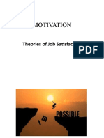 Motivation Theories and Job Satisfaction
