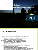 Lecture 13 - Strategic Options Evaluating Strategic Opportunities