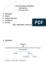 Laporan Keuangan, Perpajakan, Dan Arus Kas A. Kedudukan B. Neraca B. Laporan Laba Rugi C. Perpajakan D. Arus Kas (Ross, Westerfield, Jordan Bab 2)