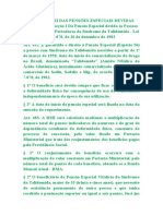 CAPÍTULO III DAS PENSÕES ESPECIAIS DEVIDAS PELA UNIÃO Seção I Da Pensão Especial Devida Às Pessoas Com Deficiência Portadoras Da Síndrome Da Talidomida