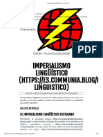 Imperialismo lingüístico _ Communia (Artículo)