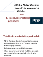 Ț. Române Sec. XVII