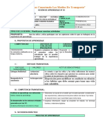 Sesión de Aprendizaje Del 3 Al 4 Noviembre