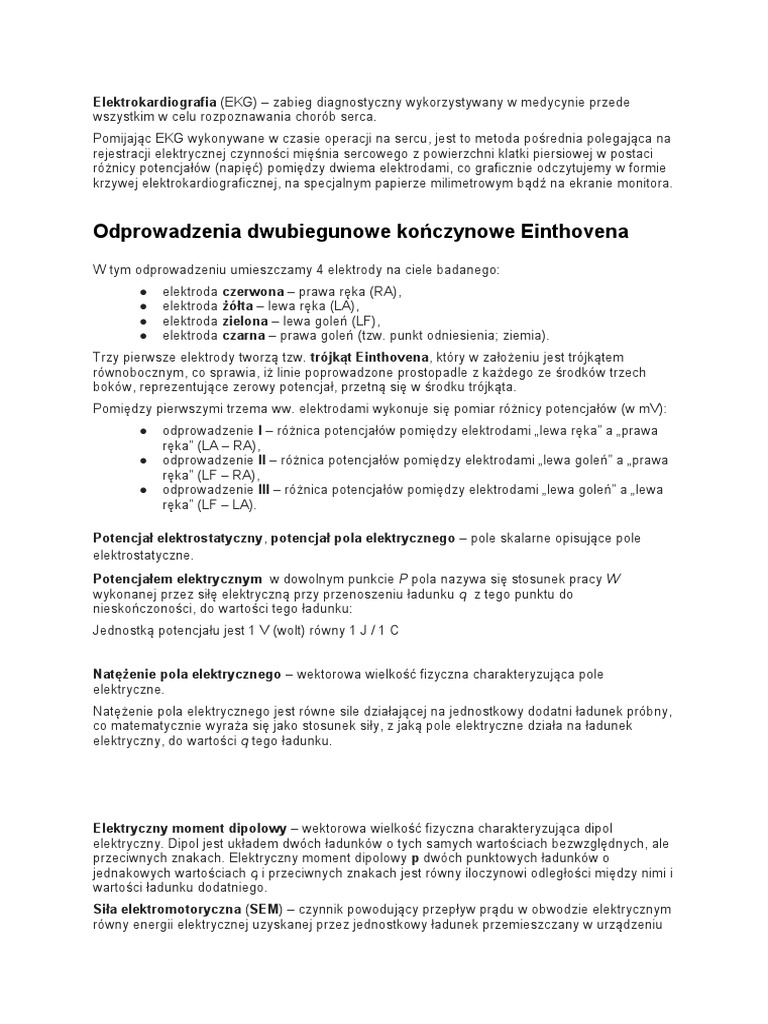 Elektrokardiografia | PDF
