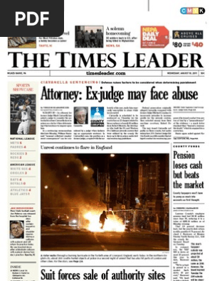 Times Leader 08-10-2011, PDF, Wellness