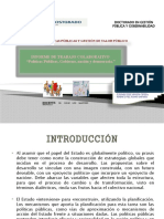 Informe de Trabajo Colaborativo "Políticas Públicas, Gobierno, Nación y Democracia."