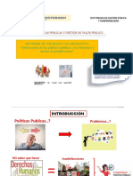 Informe de Trabajo Colaborativo "Elaboración de Las Políticas Públicas y Las Funciones y Niveles de Planificación."