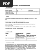 Core Practical 5 and 6