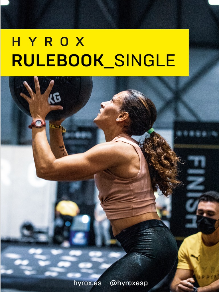 HYROX Rulebook Single PDF Deporte del atletismo Árbitro