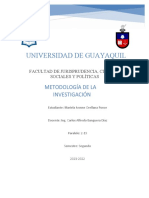 Metodología de investigación U. Guayaquil