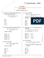 División Algebraica I