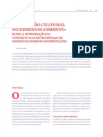 A Dimensão Cultural Do Desenvolvimento - Rumo À Integração Do Conceito Nas Estratégias de Desenvolvimento Sustentável