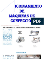 Acondicionamiento de Máquinas de Confección