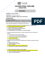 EVALUACIÓN FINAL Economia