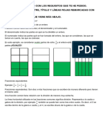 Fracciones Comunes Equivalentes. Conceptos y Ejercicios.