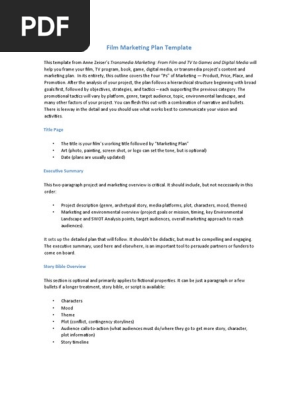 Film Marketing-Plan-Template