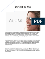 GOOGLE GLASS-Article