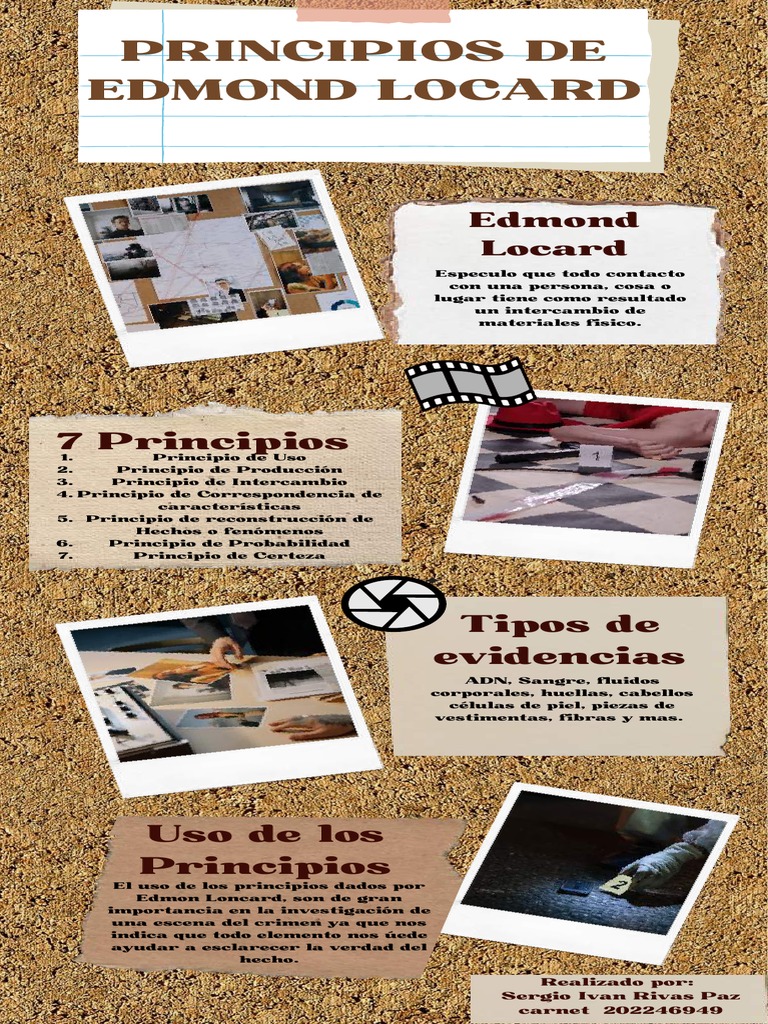 Principios de Edmond Locard en Criminalística | PDF