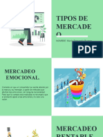 Tipos de Mercadeo y de Merchandising